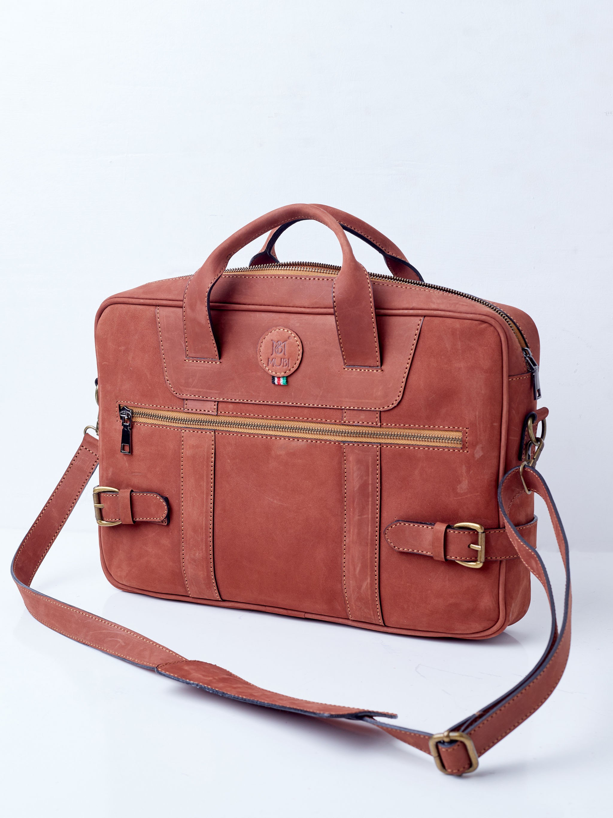 MALI LEATHER LAPTOP BAG