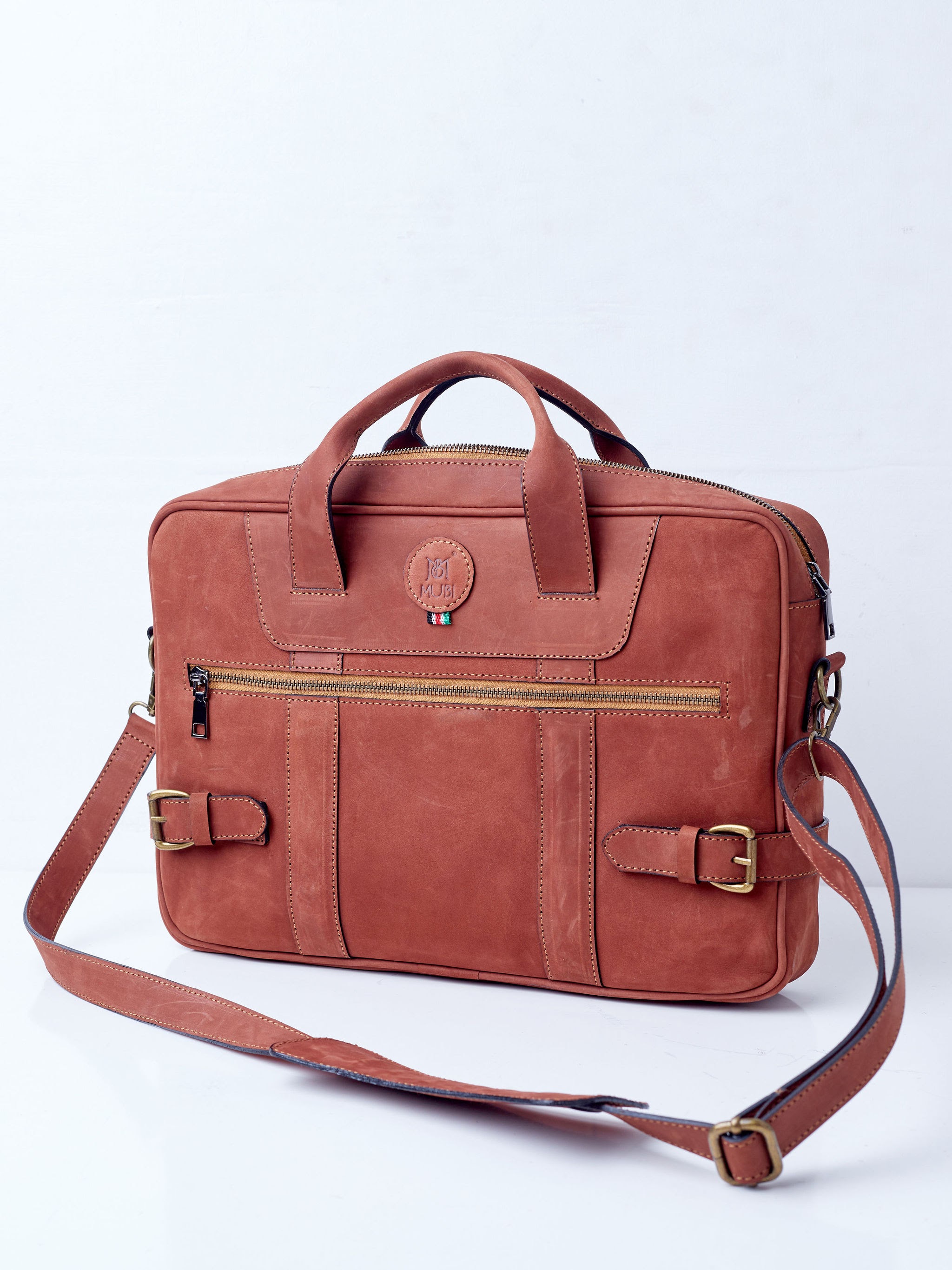 MALI LEATHER LAPTOP BAG