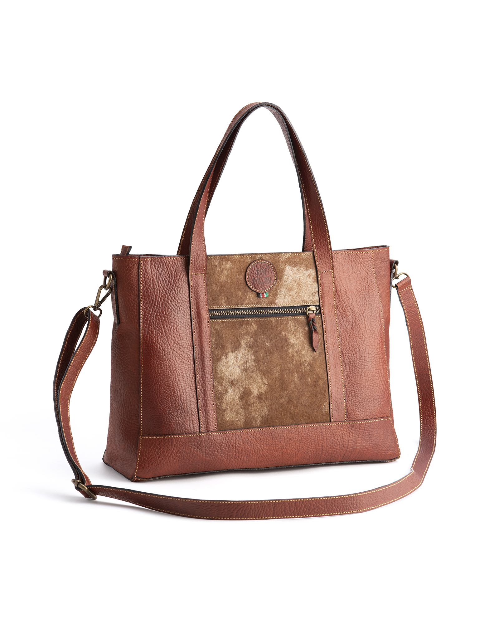 SAHARA LEATHER TOTE BAG