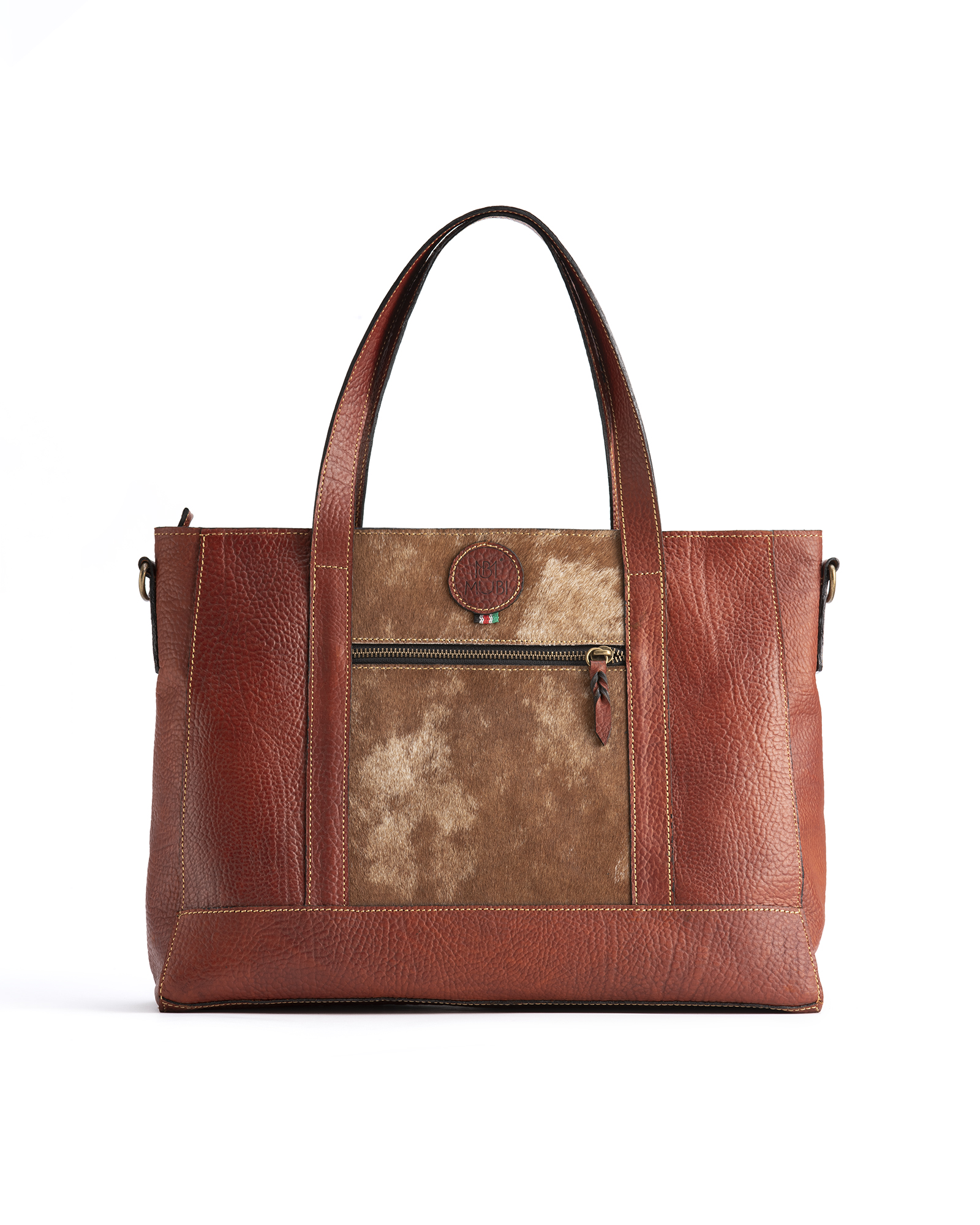 SAHARA LEATHER TOTE BAG
