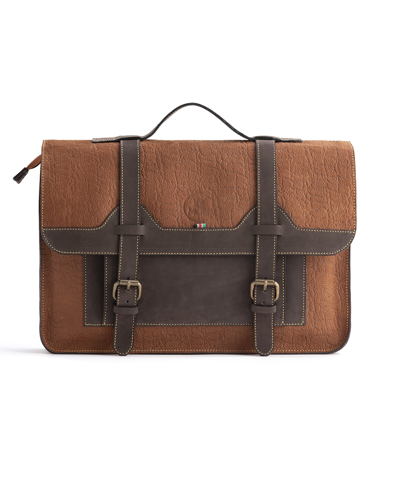 IMARA LEATHER LAPTOP BRIEFCASE